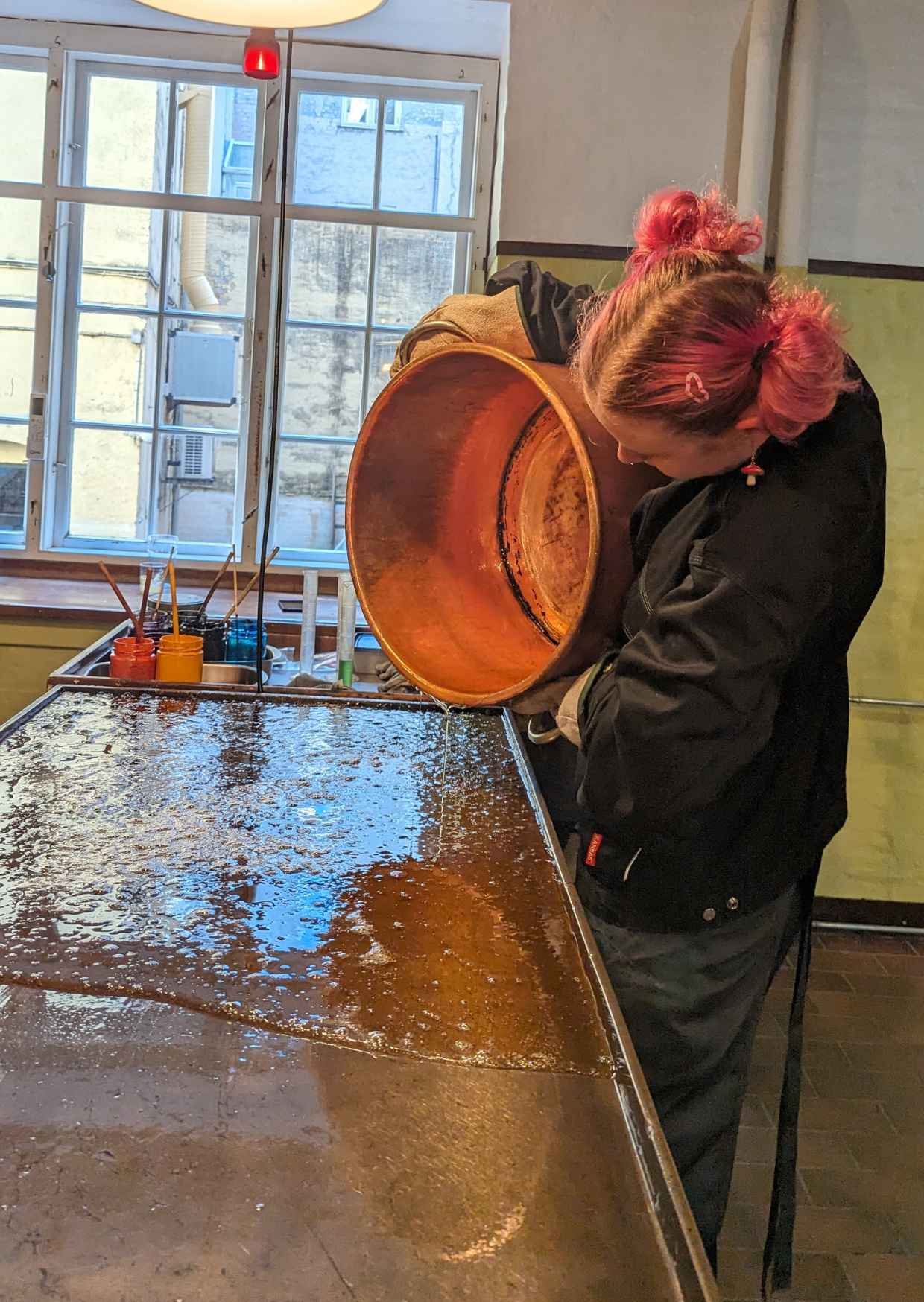 Gårdfest i den gamle bolchefabrik