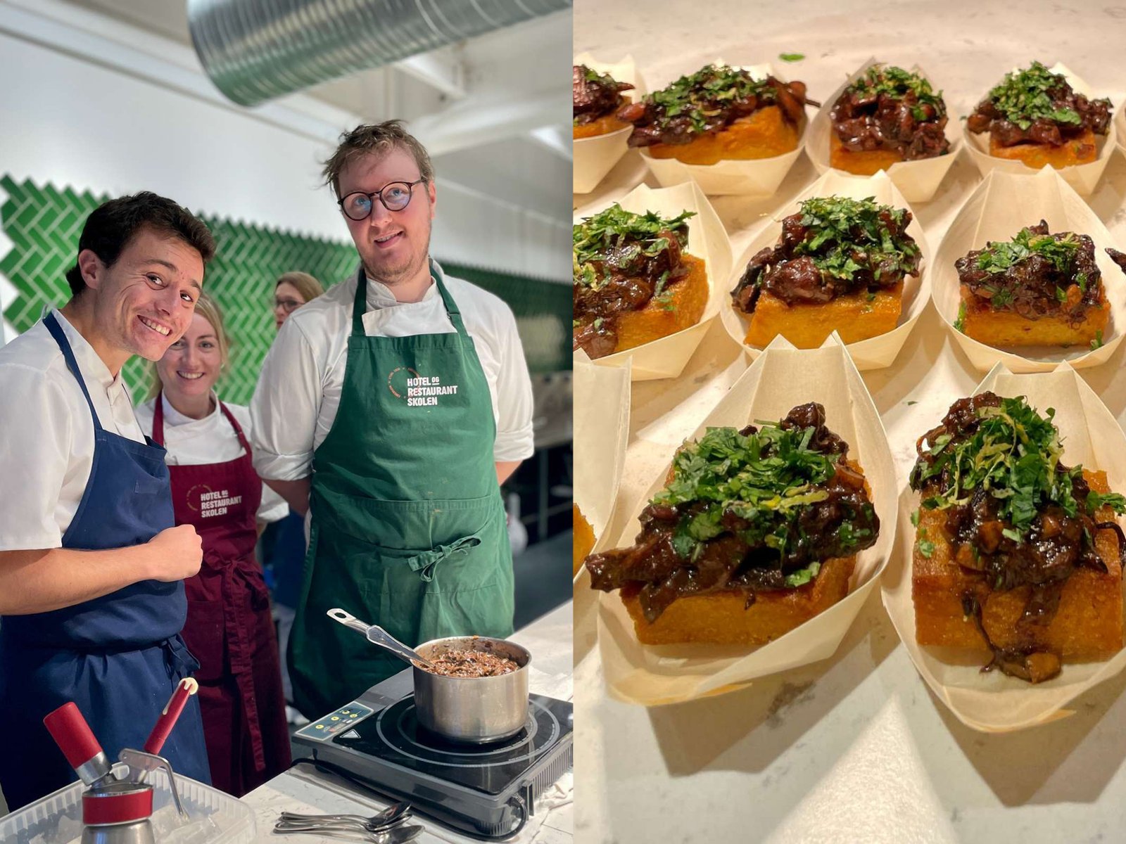 En aften i gastronomiens og værtskabets tegn