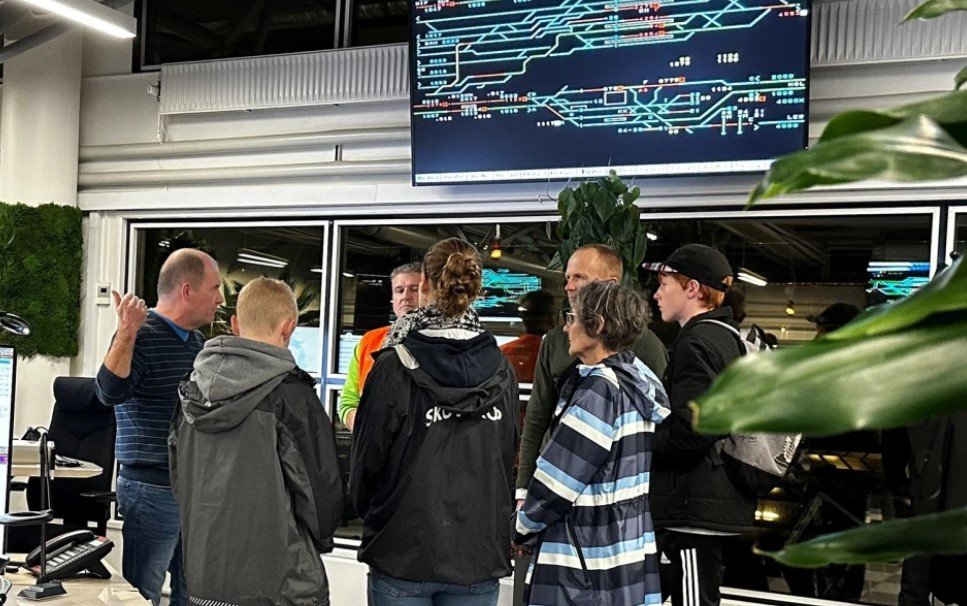 Rundvisning i DSB Driftscenter